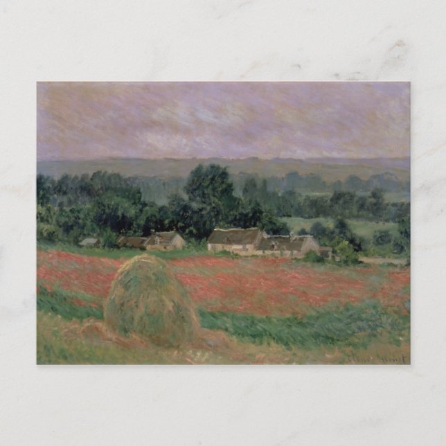 Claude Monet | Haystack at Giverny, 1886 Postcard (Front)