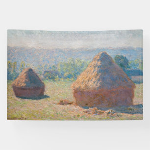 Claude Monet - Haystacks, end of Summer Banner