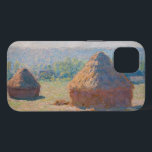 Claude Monet - Haystacks, end of Summer iPhone 13 Case<br><div class="desc">Haystacks,  end of Summer / Meules,  fin de l'ete - Claude Monet,  Oil on Canvas,  1891</div>