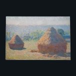 Claude Monet - Haystacks, end of Summer Doormat<br><div class="desc">Haystacks,  end of Summer / Meules,  fin de l'ete - Claude Monet,  Oil on Canvas,  1891</div>