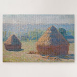 Claude Monet - Haystacks, end of Summer Jigsaw Puzzle<br><div class="desc">Haystacks,  end of Summer / Meules,  fin de l'ete - Claude Monet,  Oil on Canvas,  1891</div>