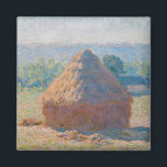 Claude Monet - Haystacks, end of Summer Magnet<br><div class="desc">Haystacks,  end of Summer / Meules,  fin de l'ete - Claude Monet,  Oil on Canvas,  1891</div>