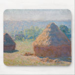 Claude Monet - Haystacks, end of Summer Mouse Pad<br><div class="desc">Haystacks,  end of Summer / Meules,  fin de l'ete - Claude Monet,  Oil on Canvas,  1891</div>