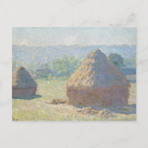 Claude Monet - Haystacks, End of Summer Postcard