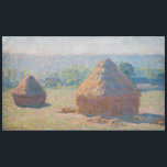 Claude Monet - Haystacks, end of Summer Tablecloth<br><div class="desc">Haystacks,  end of Summer / Meules,  fin de l'ete - Claude Monet,  Oil on Canvas,  1891</div>