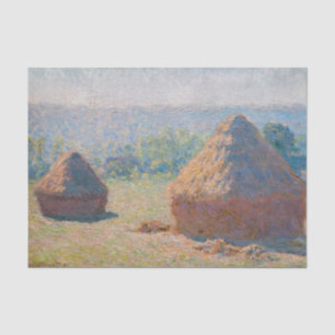 Claude Monet - Haystacks, end of Summer Tissue Paper