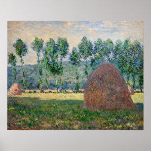 Claude Monet - Haystacks near Giverny Poster