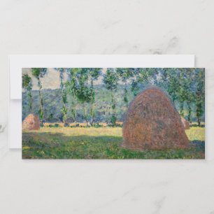 Claude Monet - Haystacks near Giverny Thank You Card