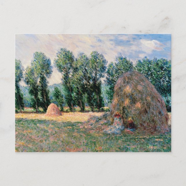 Claude Monet - Haystacks Postcard (Front)