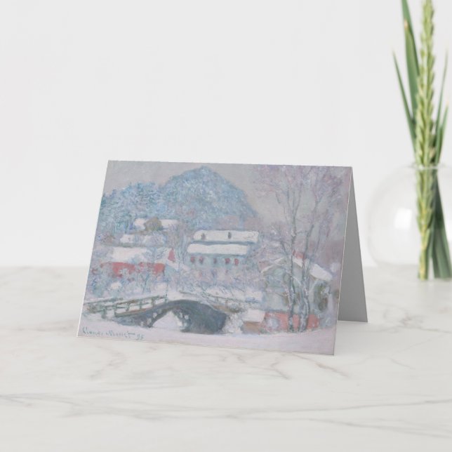 Claude Monet Holiday Card (Front)