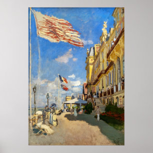 Claude Monet - Hotel des Roches Noires, Trouville Poster