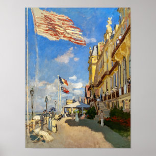 Claude Monet - Hotel des Roches Noires, Trouville Poster