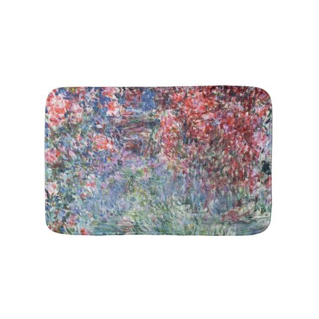 Claude Monet | House at Giverny under the Roses Bath Mat (Front)