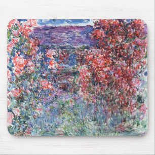 Claude Monet House at Giverny under the Roses Mouse Pad
