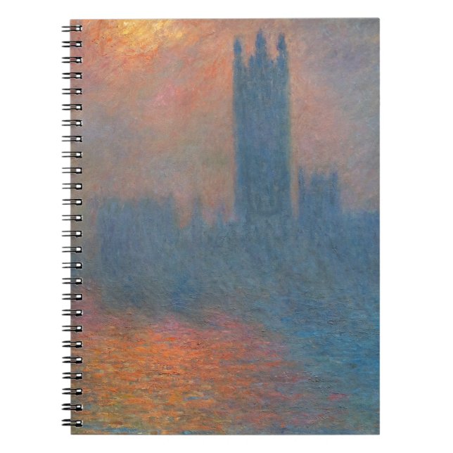 Claude Monet - Houses of Parliament London Notebook (Front)