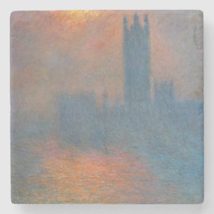Claude Monet - Houses of Parliament London Stone Coaster