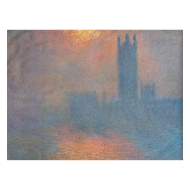 Claude Monet - Houses of Parliament London Tablecloth (Front (Horizontal))