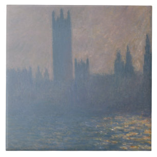 Claude Monet - Houses of Parliament, Sunlight Ceramic Tile