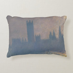 Claude Monet - Houses of Parliament, Sunlight Decorative Cushion