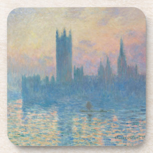 Claude Monet Houses of Parliament Sunset Coaster
