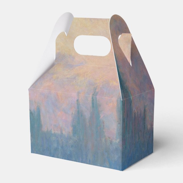 Claude Monet Houses of Parliament Sunset Favour Box (Front Side)