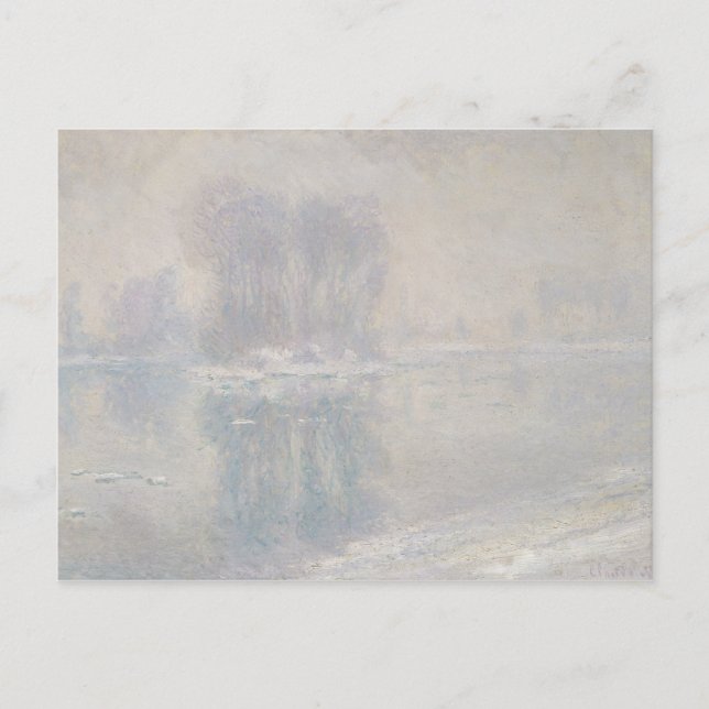 Claude Monet - Ice Floes Postcard (Front)