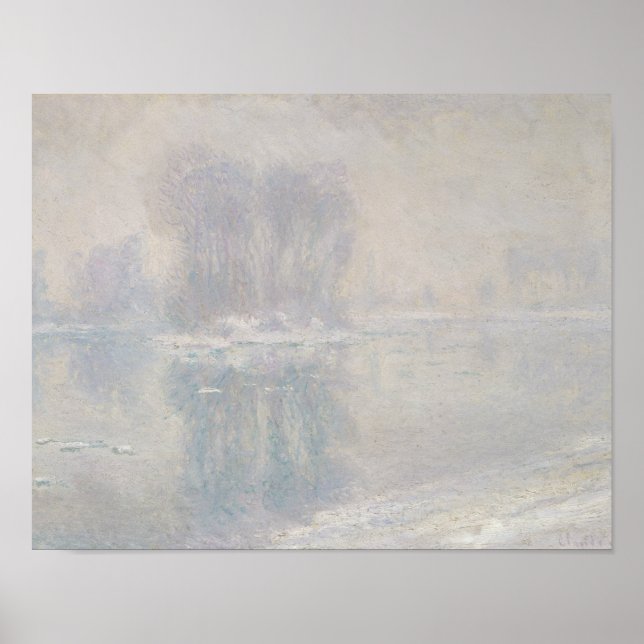 Claude Monet - Ice Floes Poster (Front)