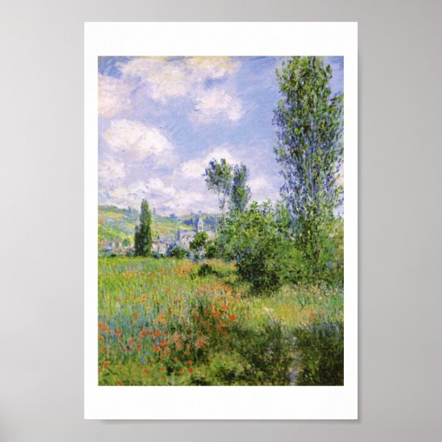 Claude Monet Ile Saint Martin Vetheuil Poster (Front)