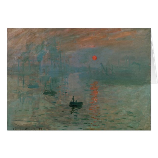 Claude Monet - Impression, Sunrise (Front Horizontal)
