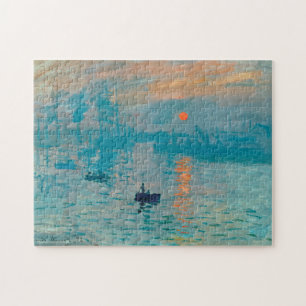 CLAUDE MONET - Impression, sunrise 1872 Jigsaw Puzzle