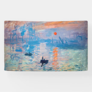 Claude Monet - Impression, Sunrise Banner