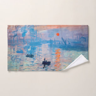 Claude Monet - Impression, Sunrise Bath Towel Set