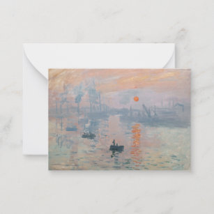 Claude Monet - Impression, Sunrise Card