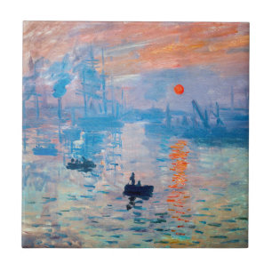 Claude Monet - Impression, Sunrise Ceramic Tile