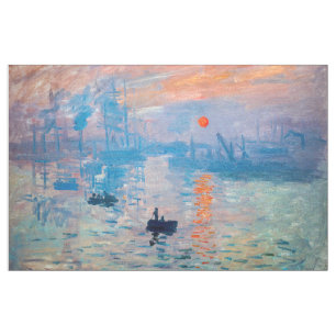 Claude Monet - Impression, Sunrise Fabric