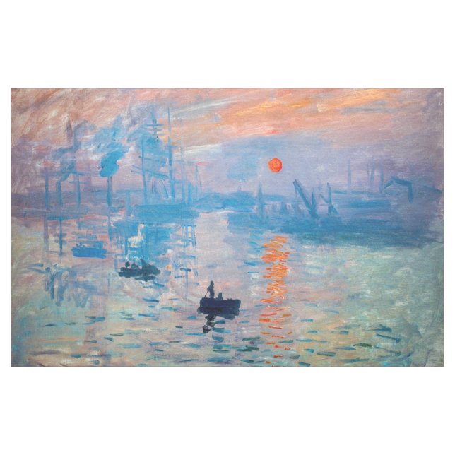 Claude Monet - Impression, Sunrise Fabric (Yard)