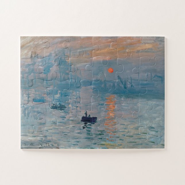 Claude Monet, Impression, Sunrise, Jigsaw Puzzle (Horizontal)
