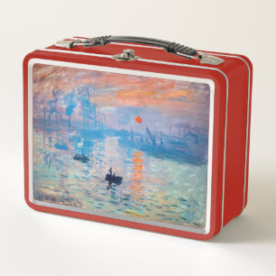 Claude Monet - Impression, Sunrise Metal Lunch Box