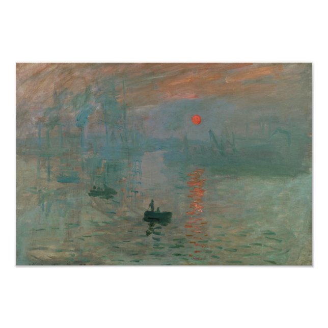 Claude Monet - Impression, Sunrise Photo Print (Front)