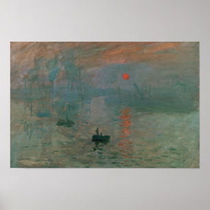 Claude Monet - Impression, Sunrise Poster