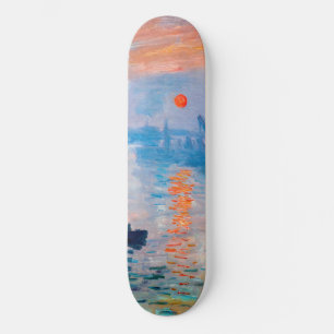 Claude Monet - Impression, Sunrise Skateboard
