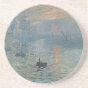 Claude Monet Impression Sunrise Soleil Levant Coaster