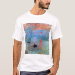 Claude Monet Impression Sunrise T-Shirt<br><div class="desc">Impression Sunrise painted by Claude Monet in 1872.</div>