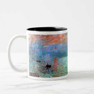 Claude Monet Impression Sunrise Two-Tone Coffee Mug