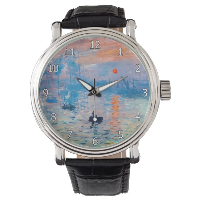 Claude Monet - Impression, Sunrise Watch (Front)