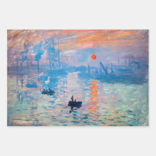 Claude Monet - Impression, Sunrise Wrapping Paper Sheet