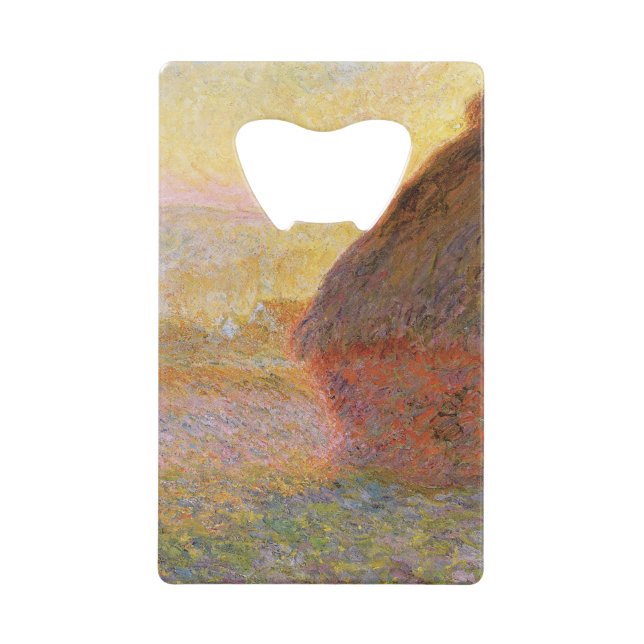 Claude Monet Impressionist Painting Graystaks I (Front)