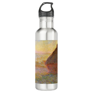 Claude Monet Impressionist Painting Graystaks I 710 Ml Water Bottle