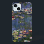 Claude Monet Impressionist Water Lillies Painting iPhone 15 Mini Case<br><div class="desc">Impressionist Landscape Painting by Claude Monet - Classic Masterpieces - Claude Monet&#39;s Impressionist Painting Series - Claude Monet Impressionist Water Lillies Painting</div>