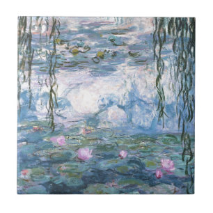 Claude Monet Impressionist Water Lillies Painting Ceramic Tile
